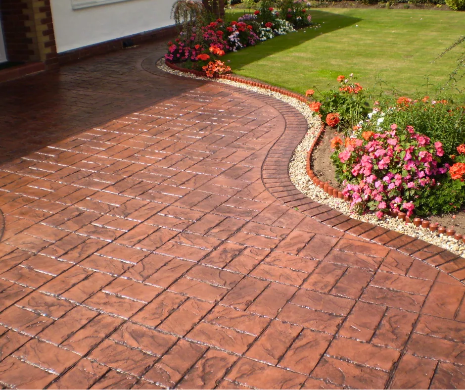 Imprint Concrete Driveway residential